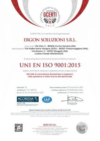 Certificazione-ERGON